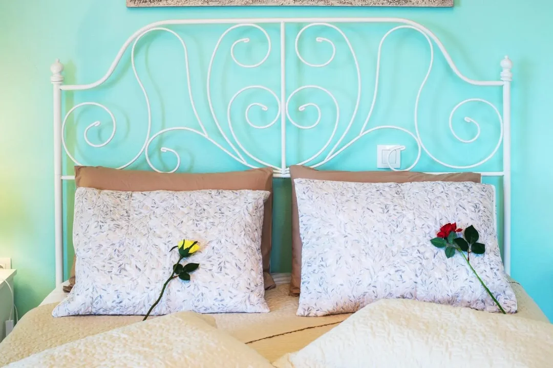 Balcony with bougainvillea